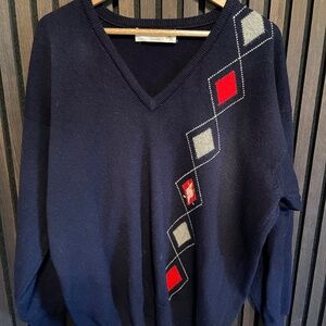 Men's - Pringle Sports - Wool V-Neck Golf Sweater - Sz. XL